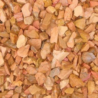 Щебень на могилу "Кремний бежево-рыжий"