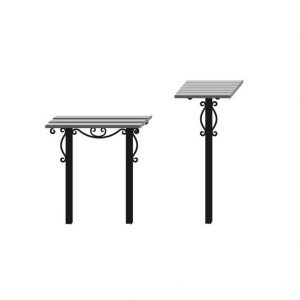 Комплект столик и лавочка